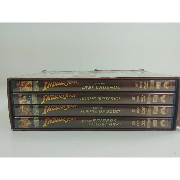 Indiana Jones Complete Collection 4 DVD Box Set Widescreen - Picture 9 of 10